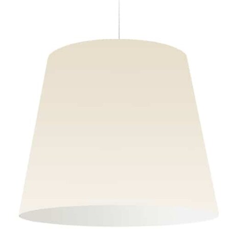 Dainolite 1Lt Oversized Drum Pendant X-Large Cream Shade OD-XL-720